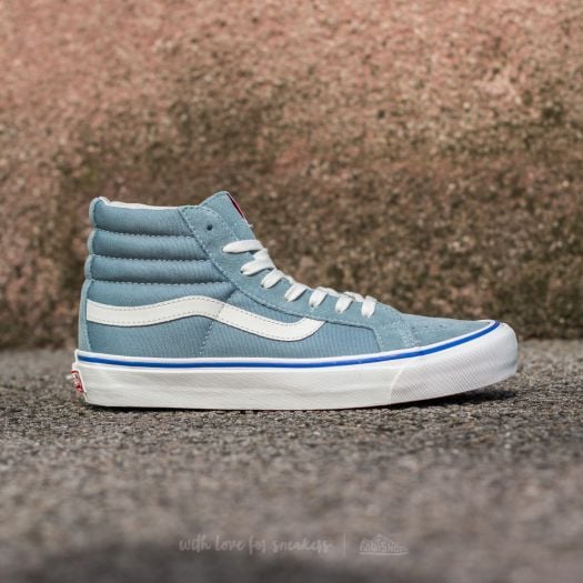 Light blue deals vans high tops
