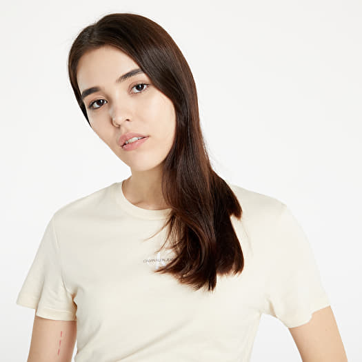 Camisetas Calvin Klein Jeans Micro Monogram Ss Tee Muslin Footshop