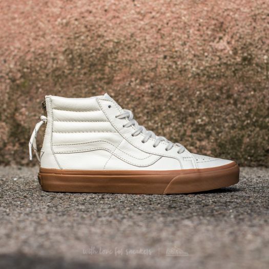 Men's shoes Vans Sk8-Hi Reissue Zip Hiking White/ Gum (4KYJSH