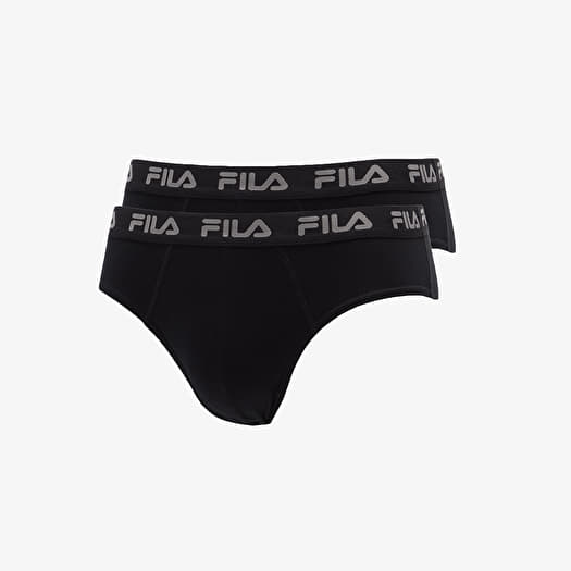 Boxer shorts FILA Man Briefs 2 Pack Black Footshop