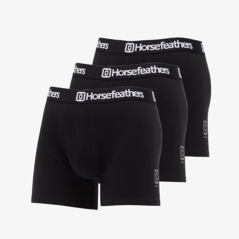 Horsefeathers Dynasty 3Pack Boxer Shorts  Black