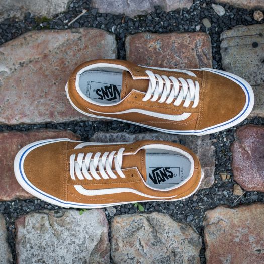 Men's shoes Vans by Vault OG Old Skool LX Suede/ Canvas Bronze