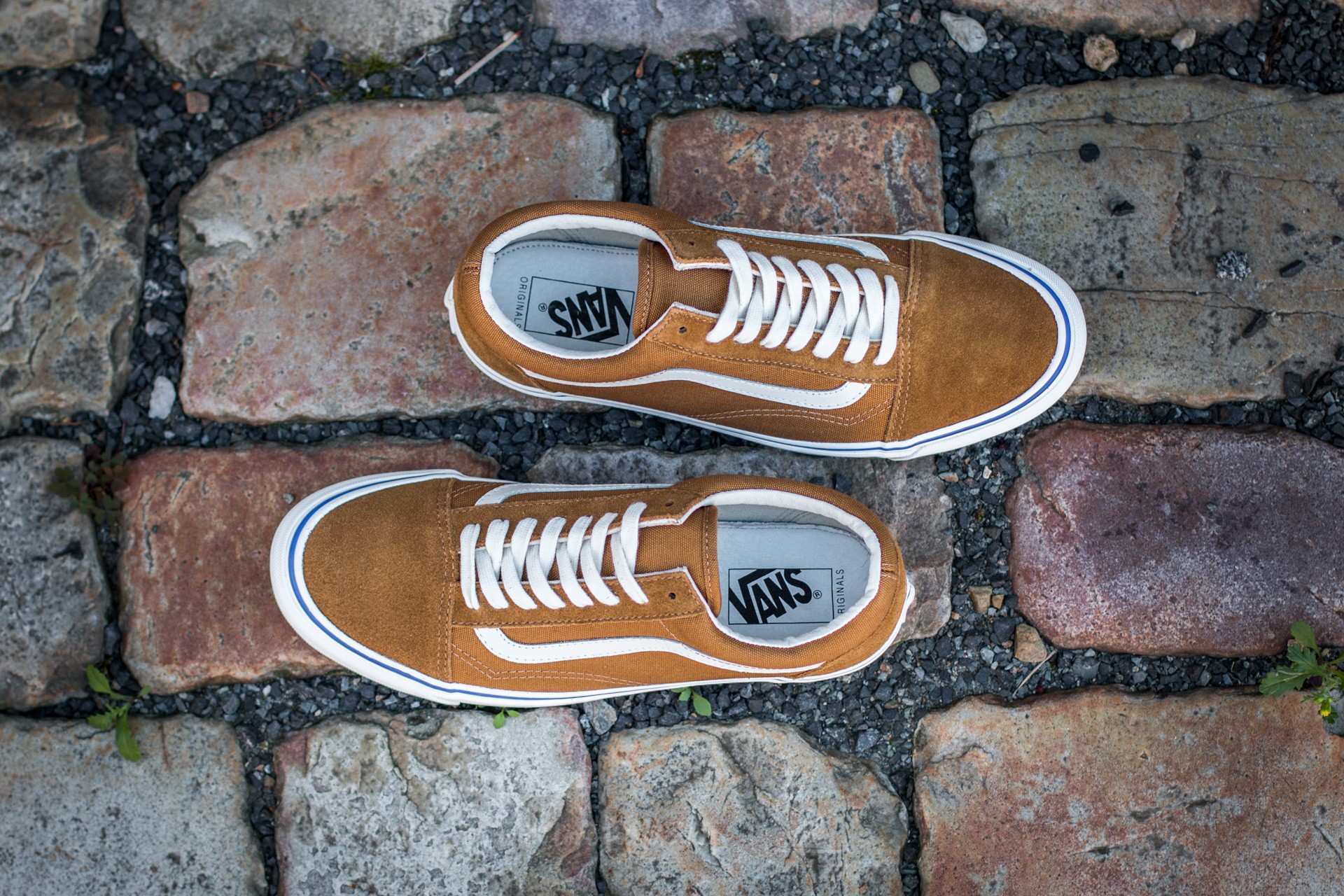 Men's shoes Vans by Vault OG Old Skool LX Suede/ Canvas Bronze Bronze