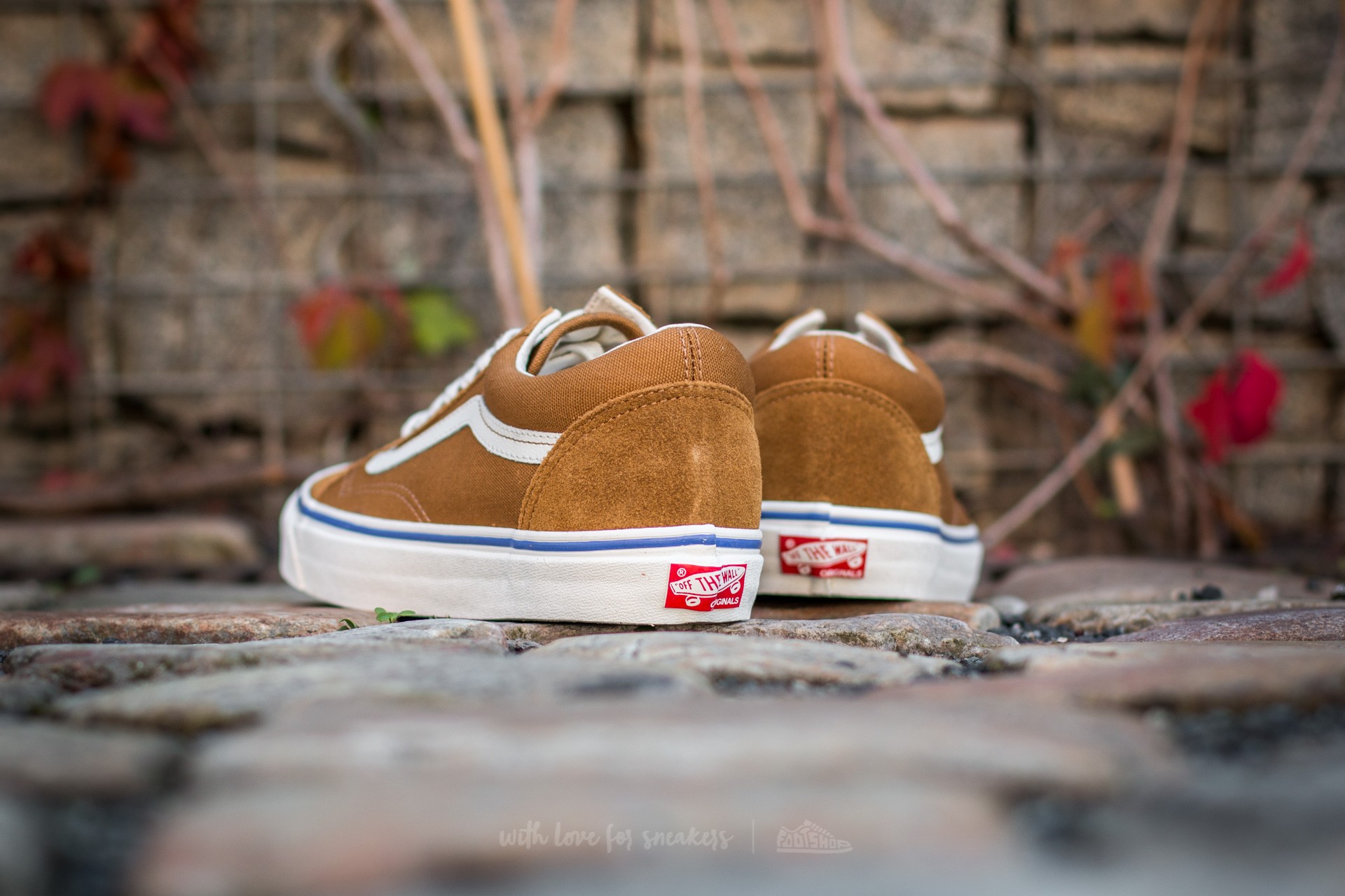 Men's shoes Vans by Vault OG Old Skool LX Suede/ Canvas Bronze Bronze