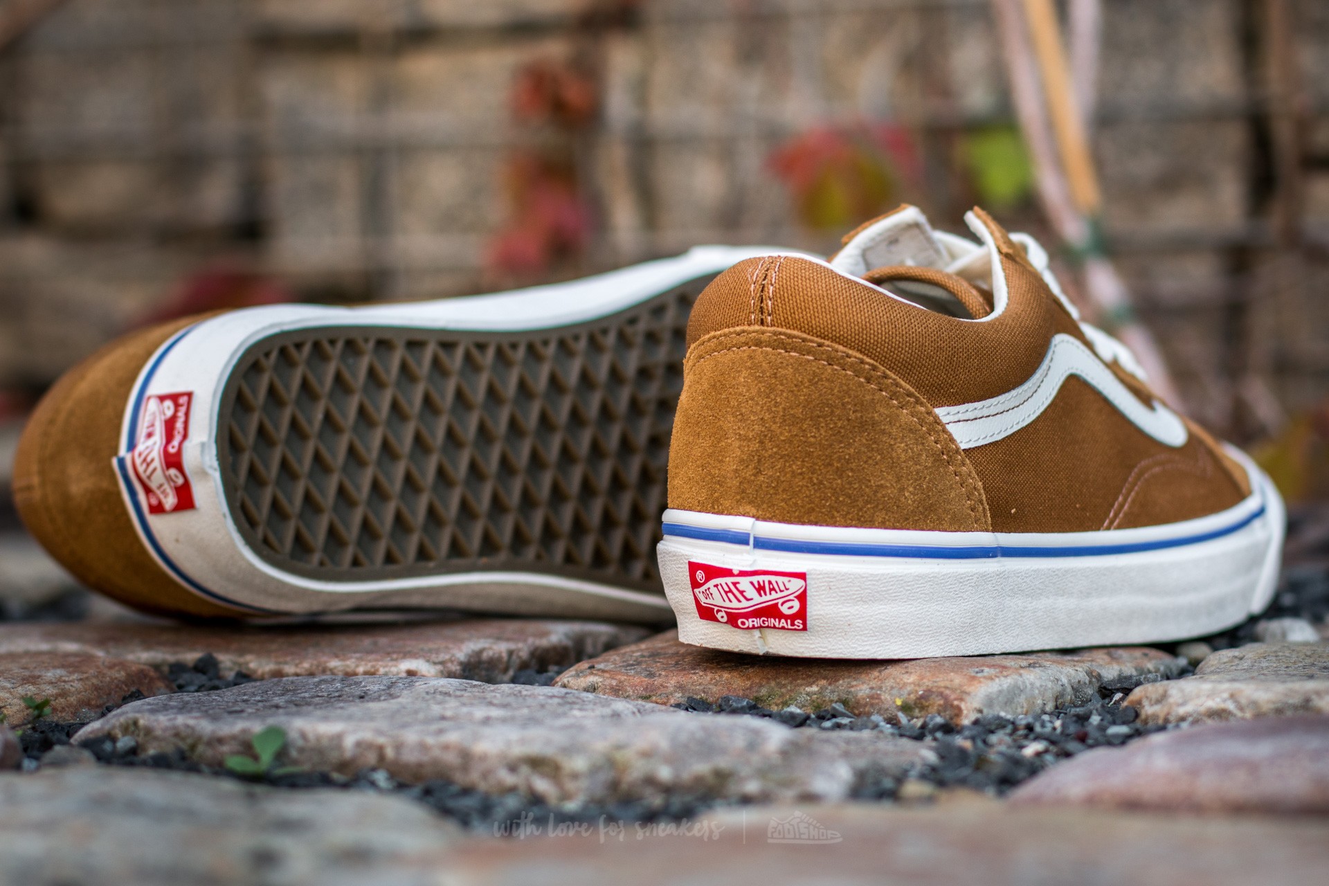 Men's shoes Vans by Vault OG Old Skool LX Suede/ Canvas Bronze Bronze