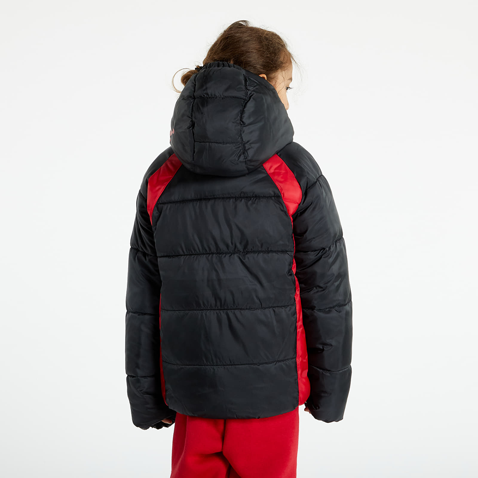 Geci Jordan Kids Puffer Jacket (2-7Y) Black/ Red