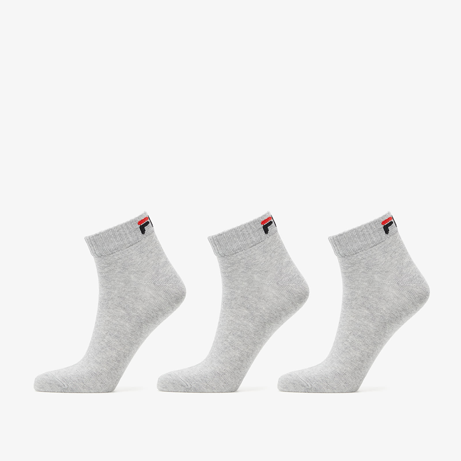 Κάλτσες FILA Quarter Socks 3-Pack Grey