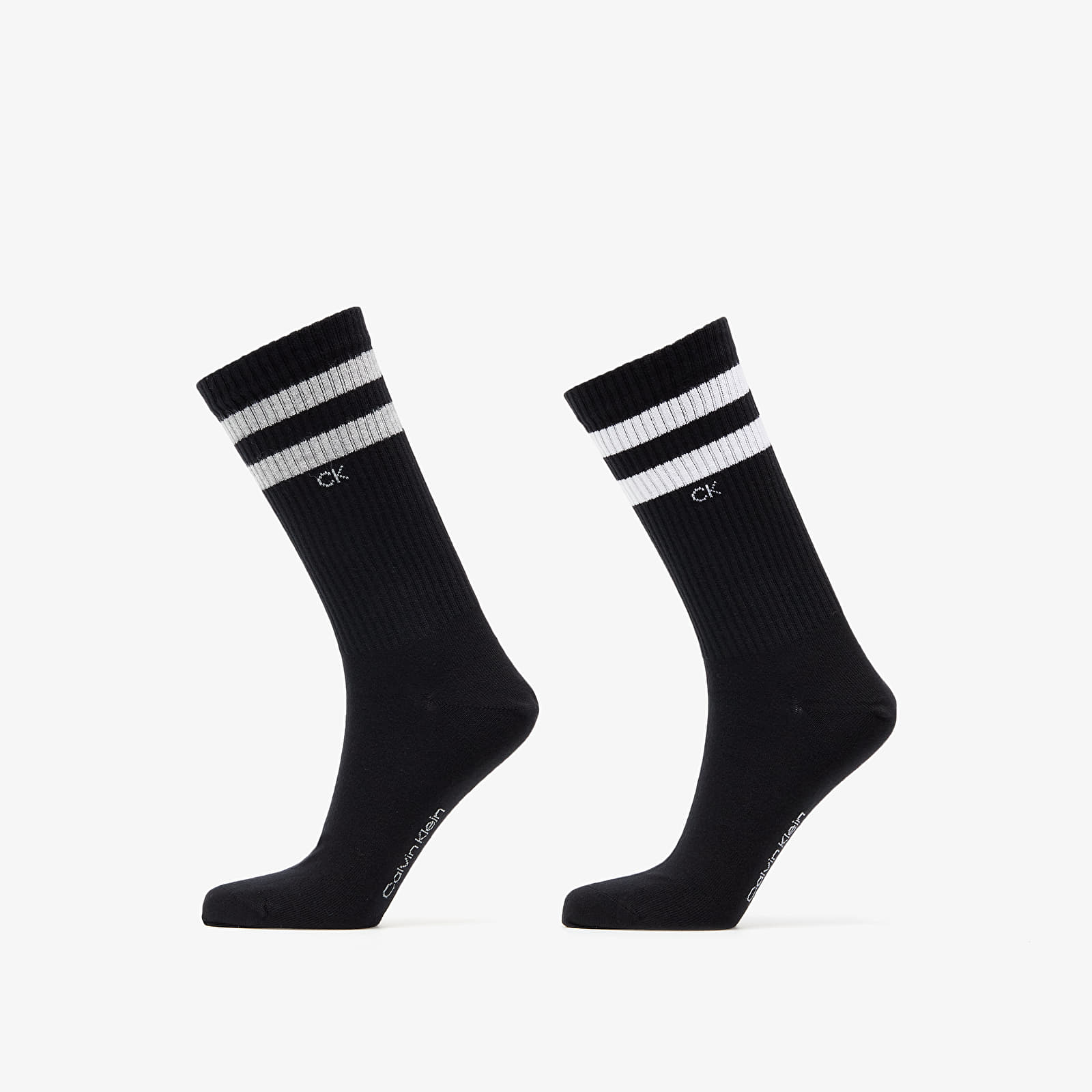 Chaussettes Calvin Klein High Socks 2-Pack Black