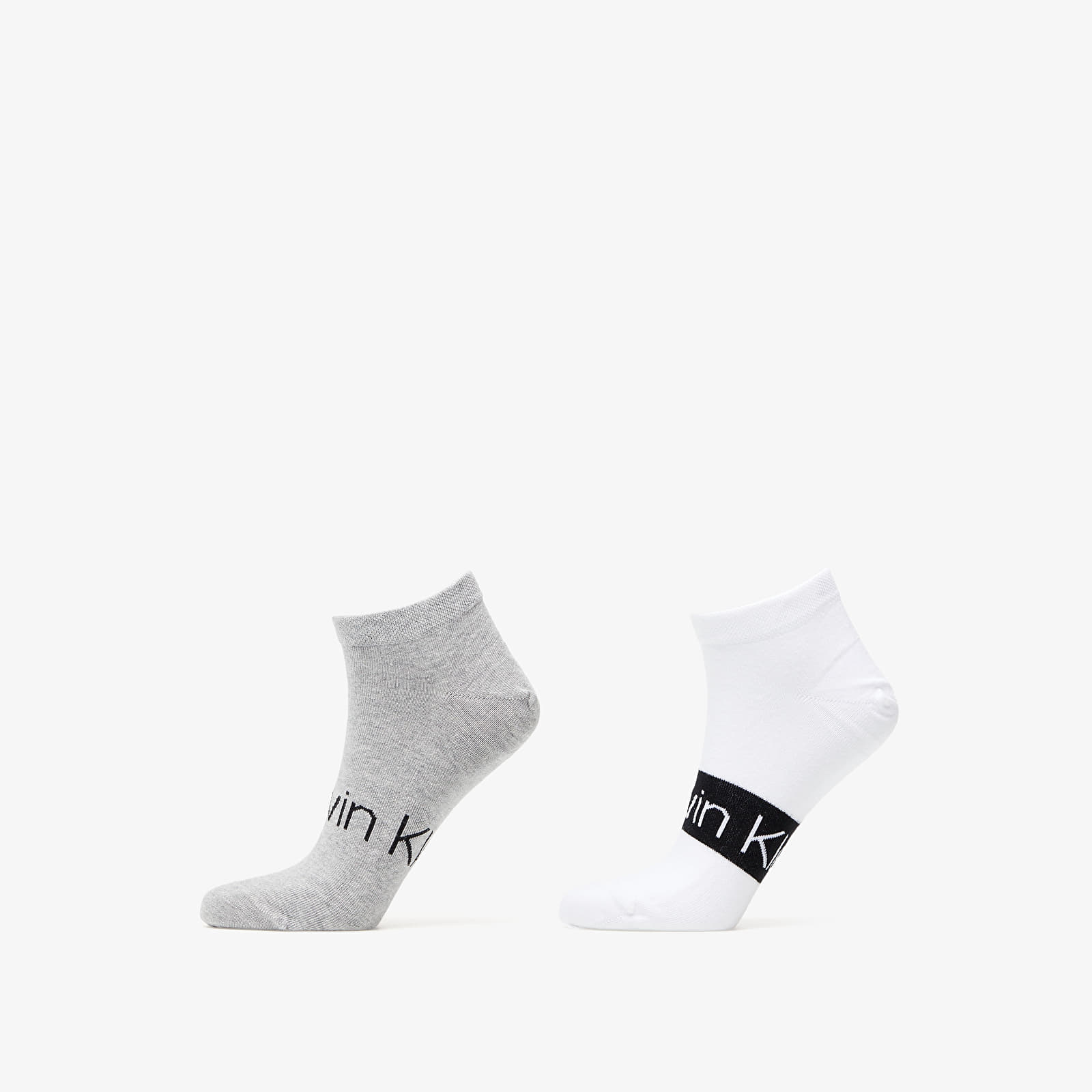 Chaussettes Calvin Klein Sneaker Socks 2-Pack White/ Grey