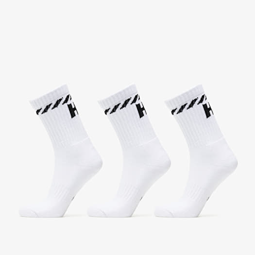 Chaussettes Helly Hansen Cotton Sport Sock 3-Pack White