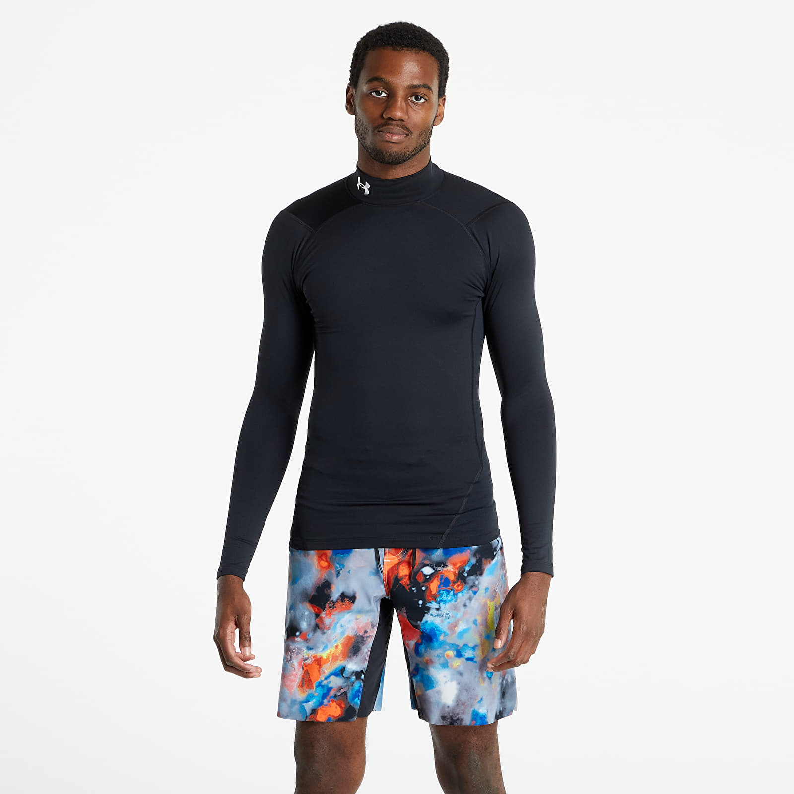 Magliette Under Armour Cg Armour Comp Mock Black