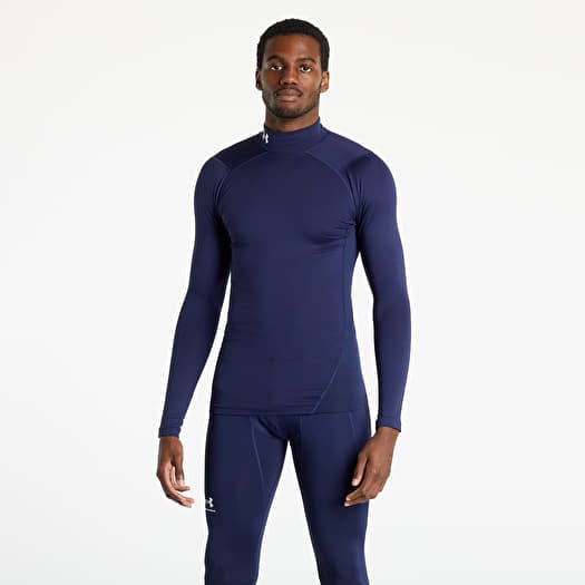 Tričko Under Armour Cg Armour Comp Mock Navy