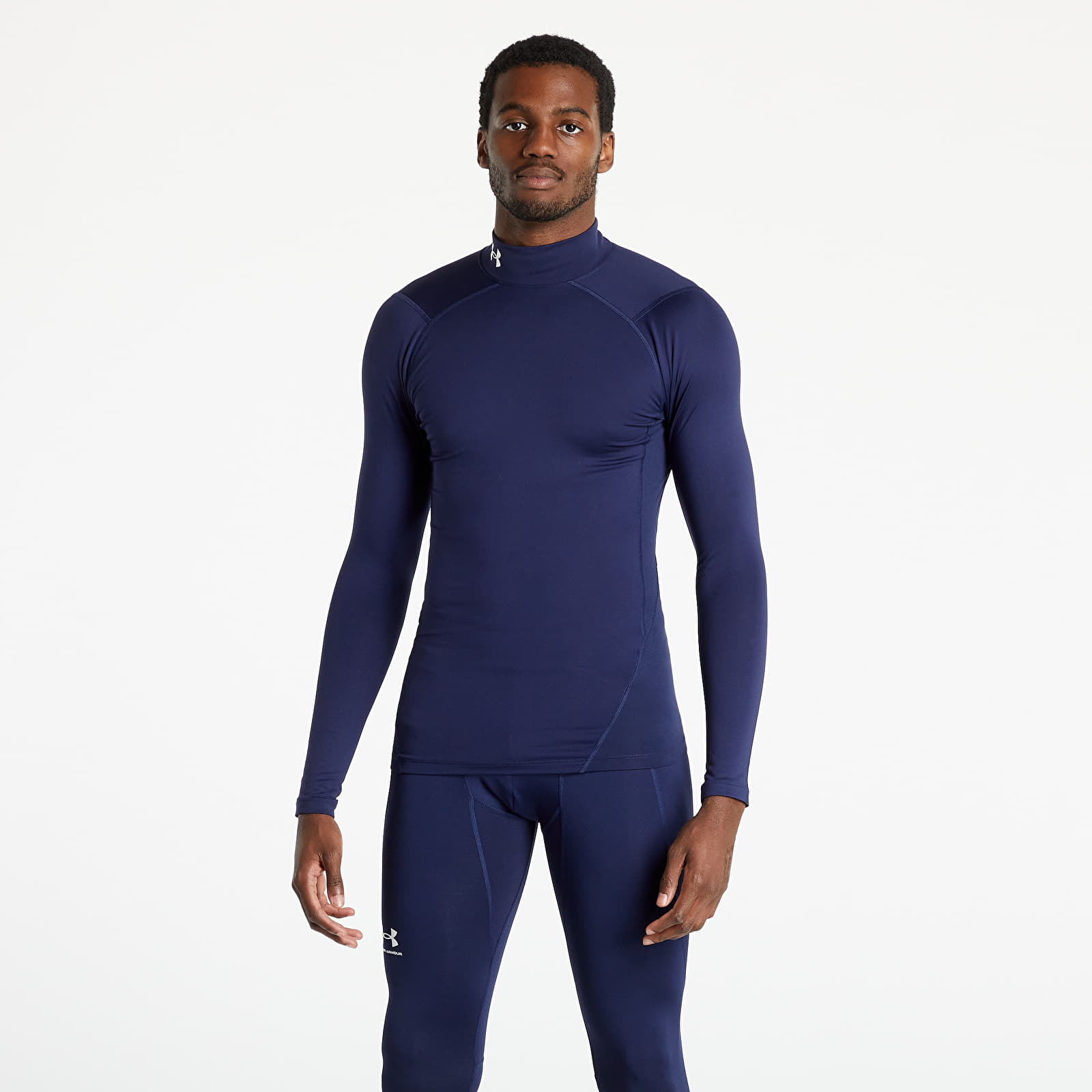 Magliette Under Armour Cg Armour Comp Mock Navy