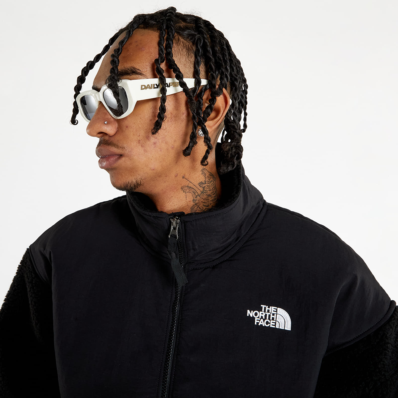 Sweatjacken und Sweatshirts The North Face M Platte Sherpa 1/4 Zip TNF Black