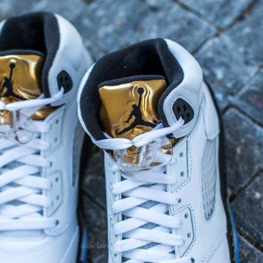 Jordan 5 hotsell gold coin