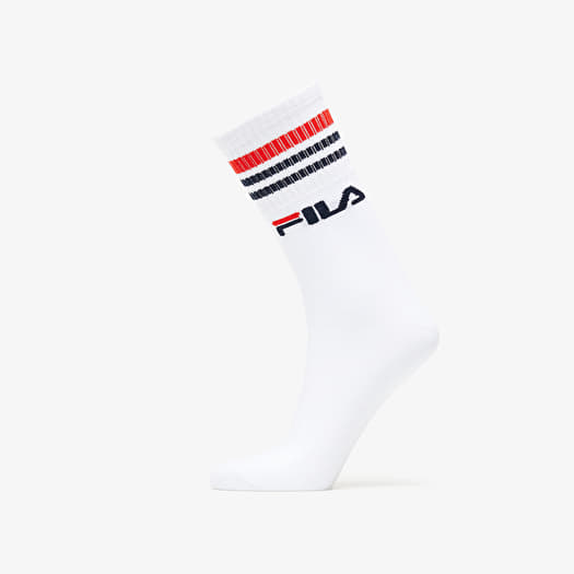 Socks FILA Socks Lifestyle Plain 3-Pack White Footshop
