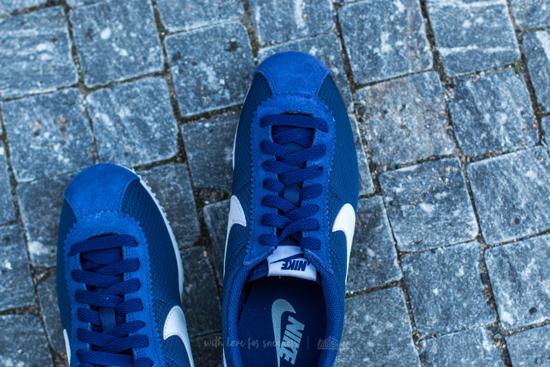 Blue nike cortez outlet nylon