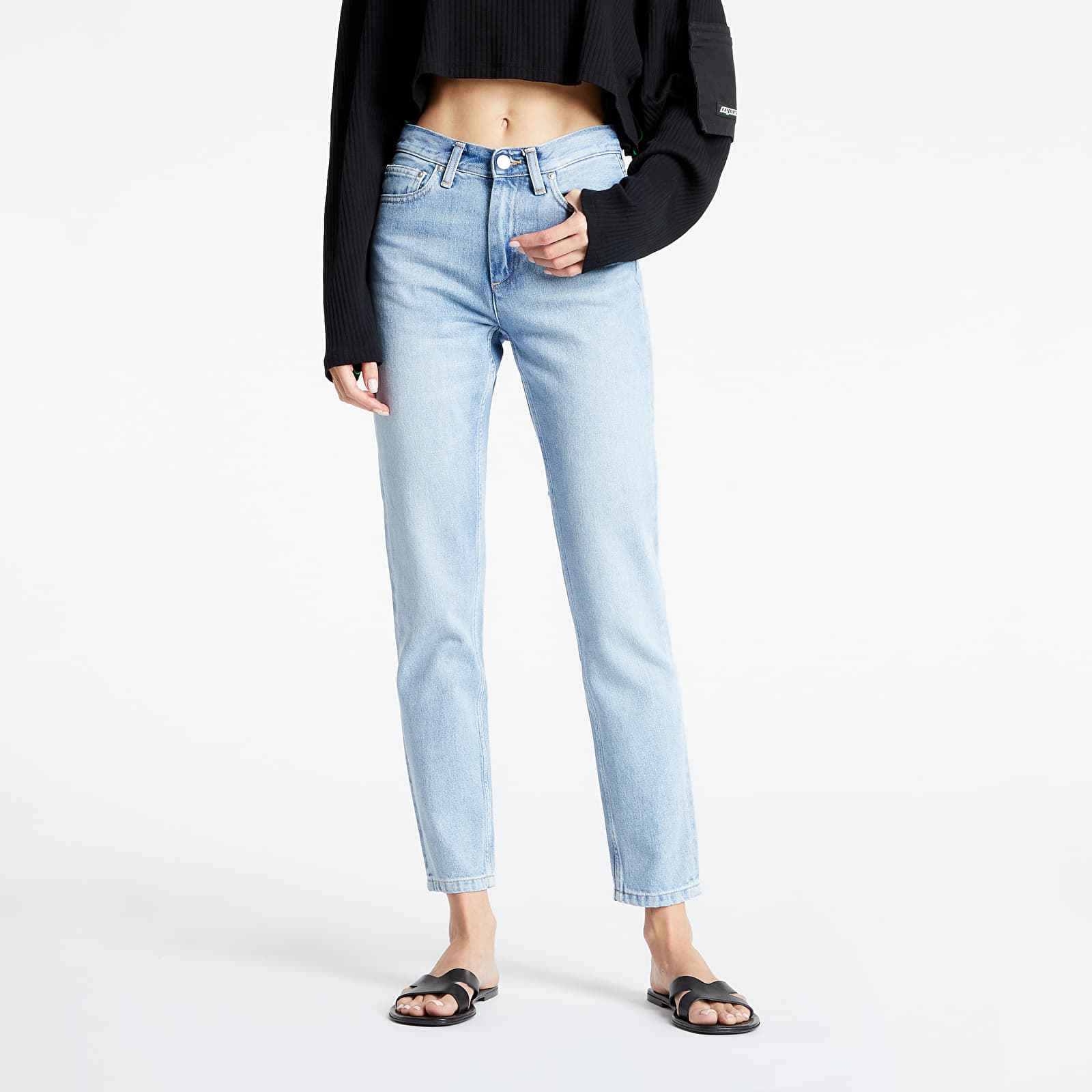 Kalhoty Carhartt WIP Page Carrot Ankle Pants Blue