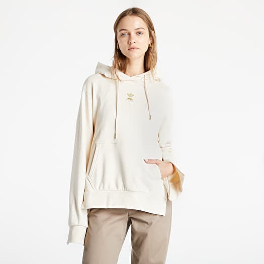 Womens white hot sale adidas sweatshirt