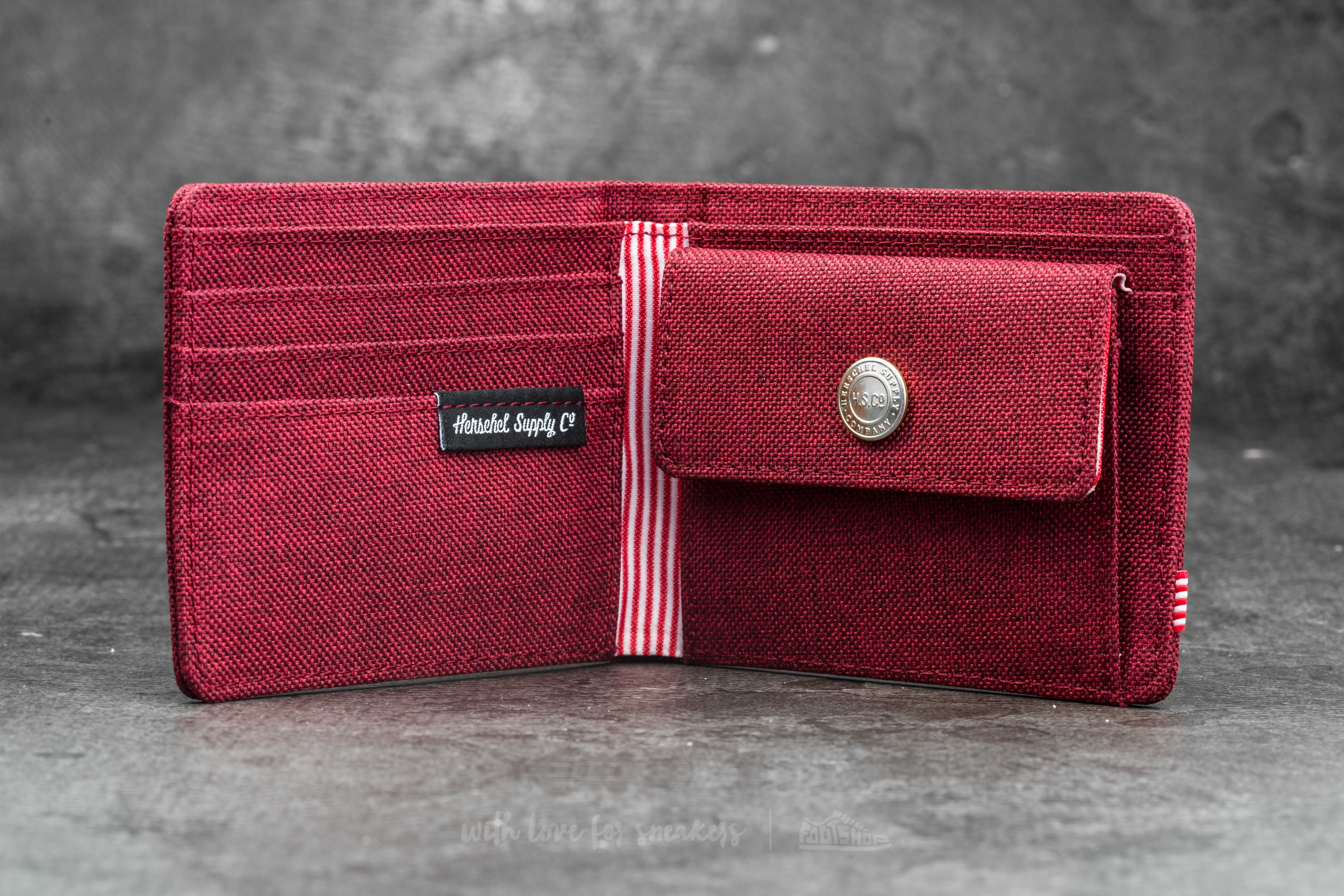 Wallets Herschel Supply Co. Roy Coin Wallet Winetasting Crosshatch Footshop