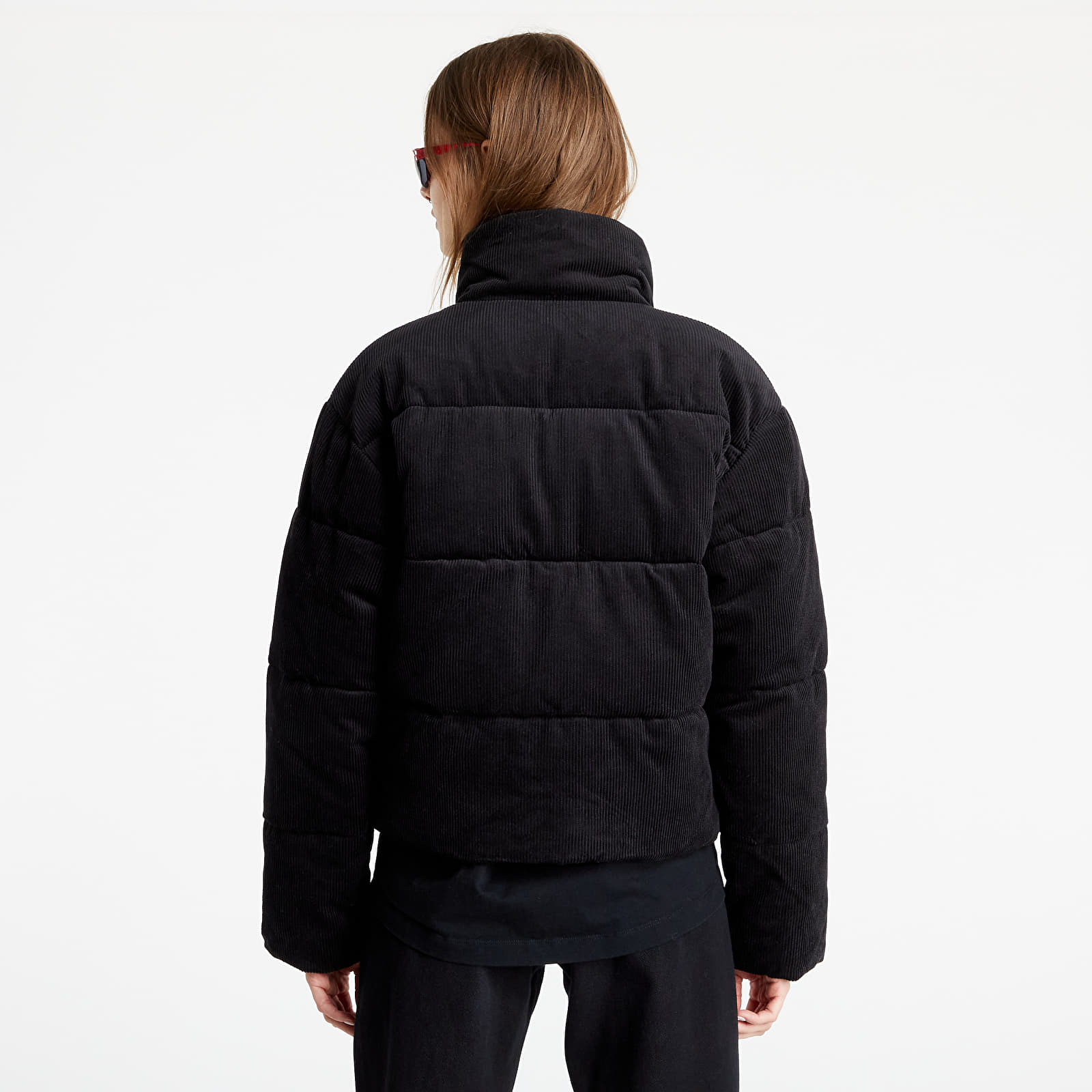 Якета Tommy Jeans Cord Puffa Jacket Black