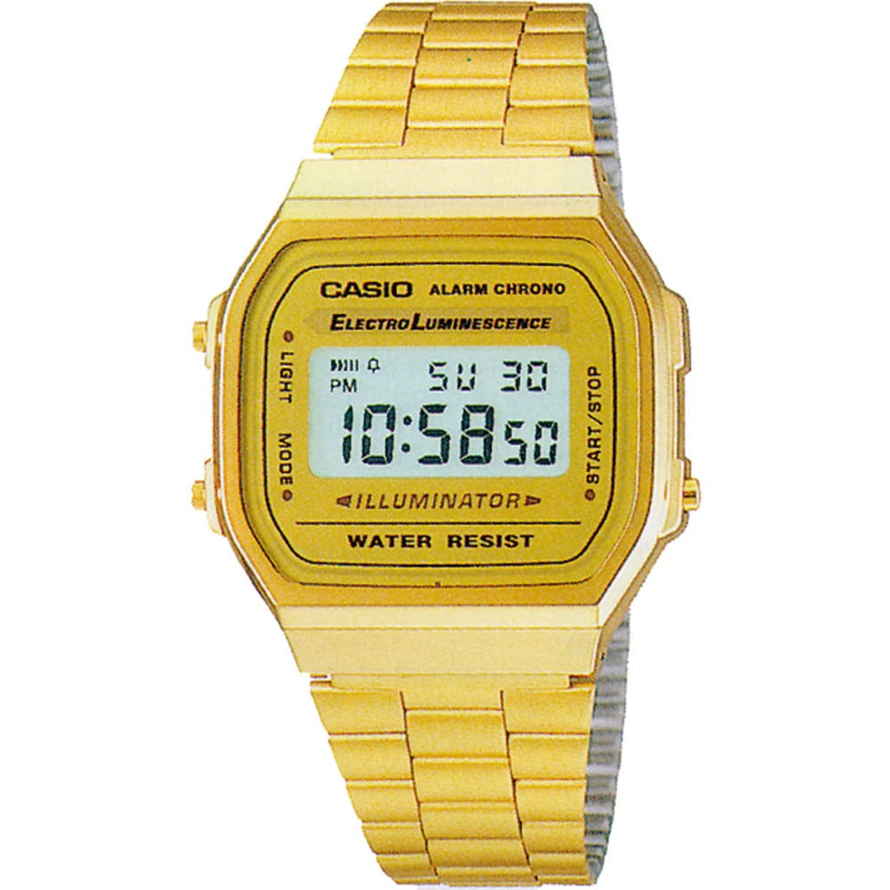 Watches Casio A 168G-9 Gold