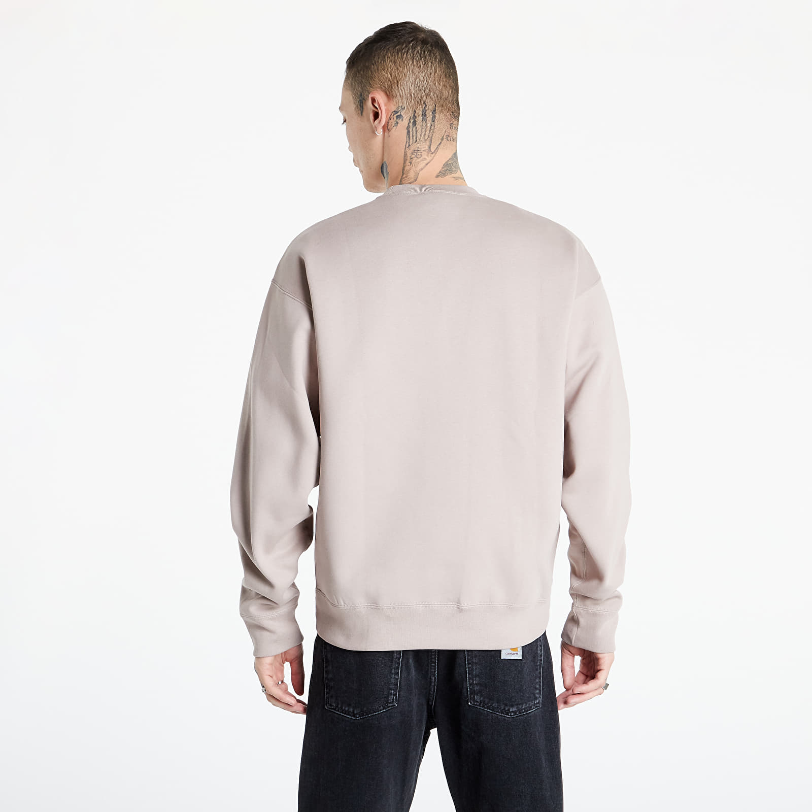 nikelab nrg solo swoosh fleece crewneck