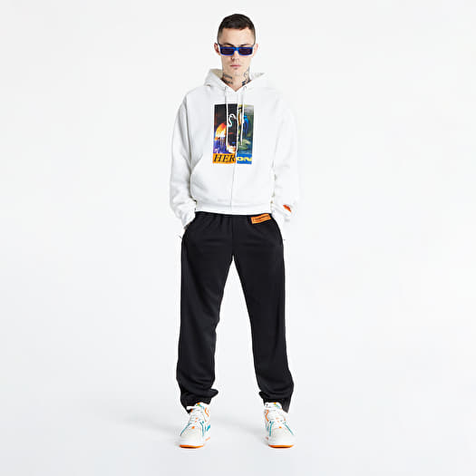 Heron preston discount hoodie white