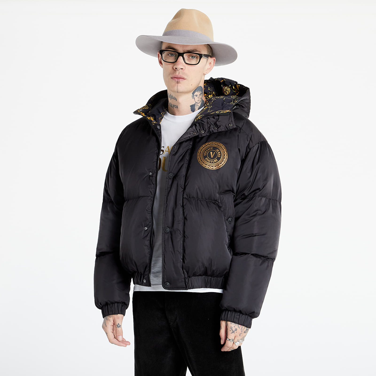 Jackets Versace Jeans Couture Piumino Corto Black Footshop