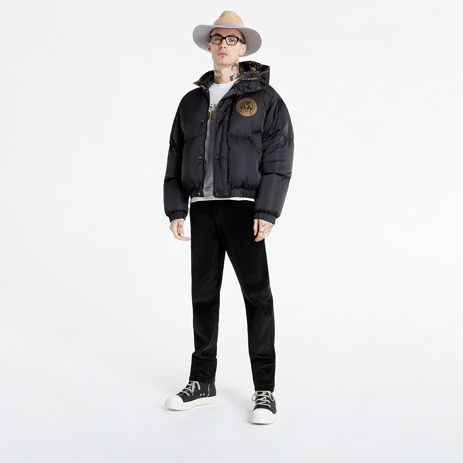 Jackets Versace Jeans Couture Piumino Corto Black Footshop