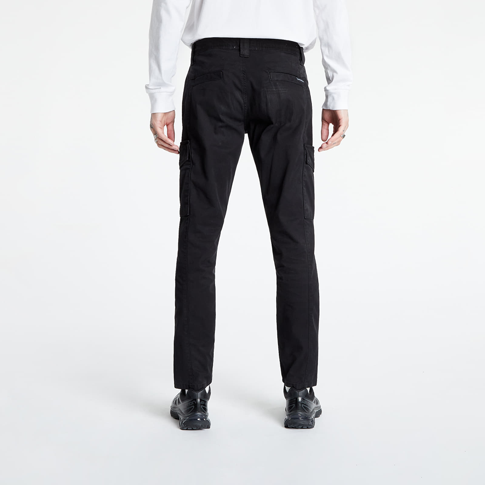 Spodnie Calvin Klein Jeans Skinny Washed Cargo Pants Ck Black