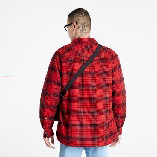 Jackets Calvin Klein Jeans Sherpa Lined Check Overshirt Salsa Ck Black Footshop