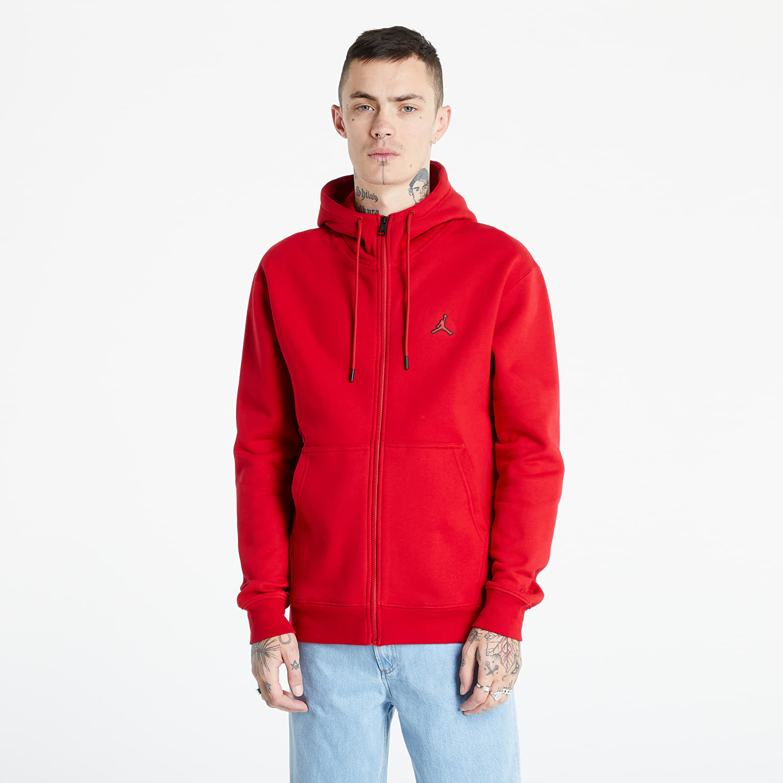 Hanorace Jordan Ess Flc Fz Hoodie Team Red