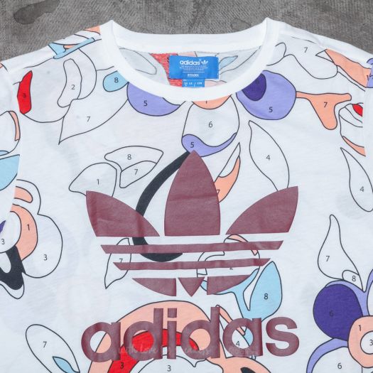 T shirt adidas multicolor sale