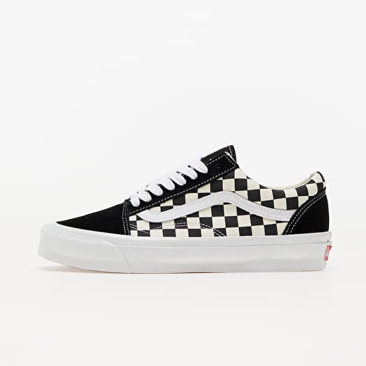 Herren Sneaker und Schuhe Vans Vault OG Old Skool LX (Suede/ Canvas) Black/  Classic White/ Checker Board | Footshop
