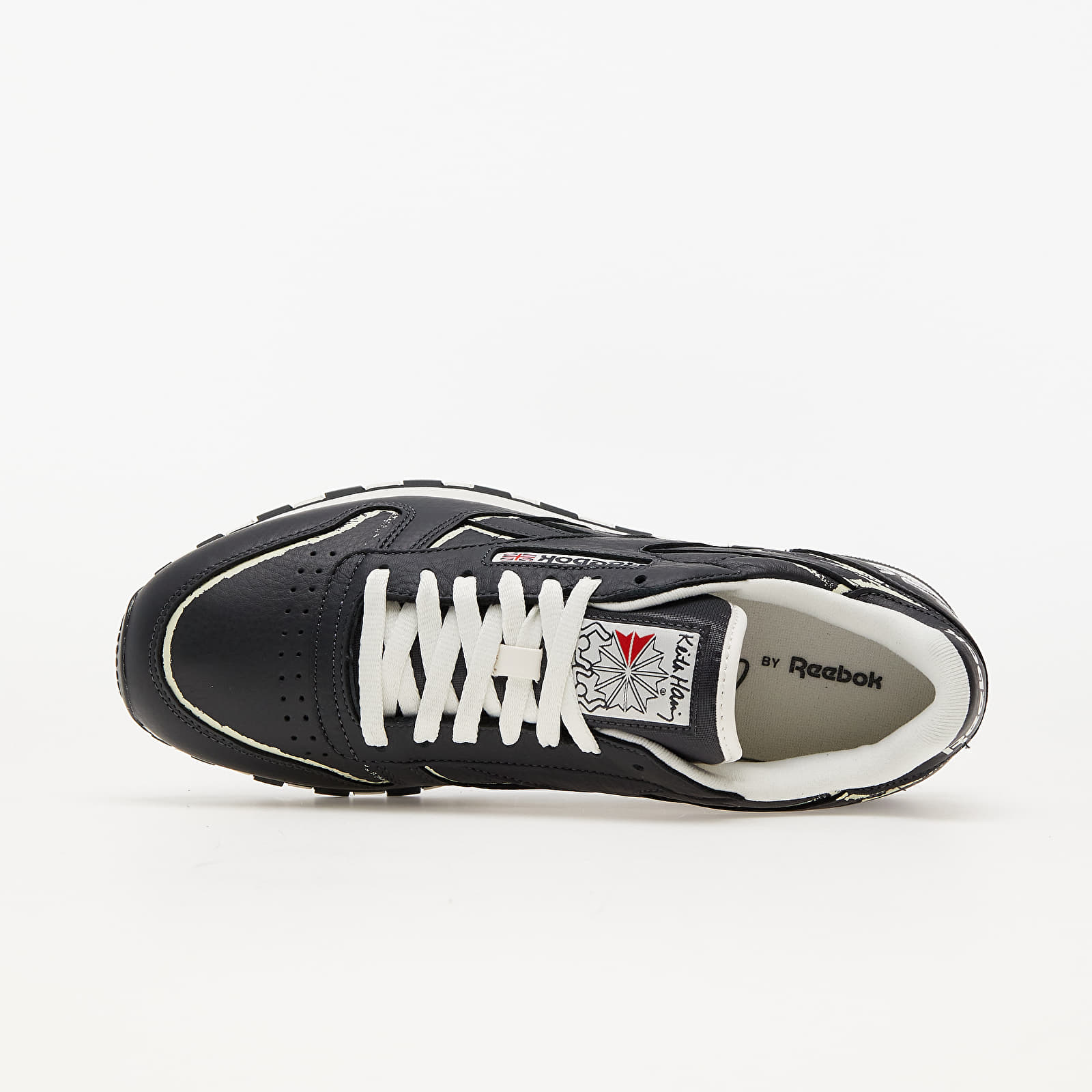 Pánské tenisky a boty Reebok x Keith Haring Classic Leather Kei Pure Grey/ Chalk/ Pure Grey
