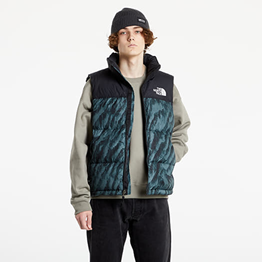 Puffer Vest Camouflage North Face Bodywarmer Camo Gilets The North