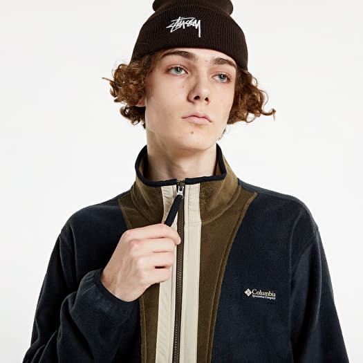 Hoodies and sweatshirts Columbia Back Bowl Full Zip Fleece Black Olive Green Footshop