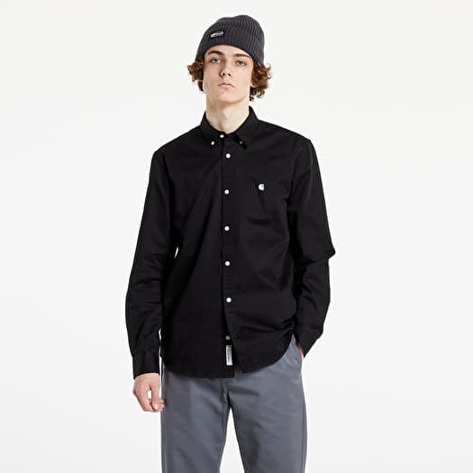 Carhartt WIP L/S Madison Shirt Black/ Wax