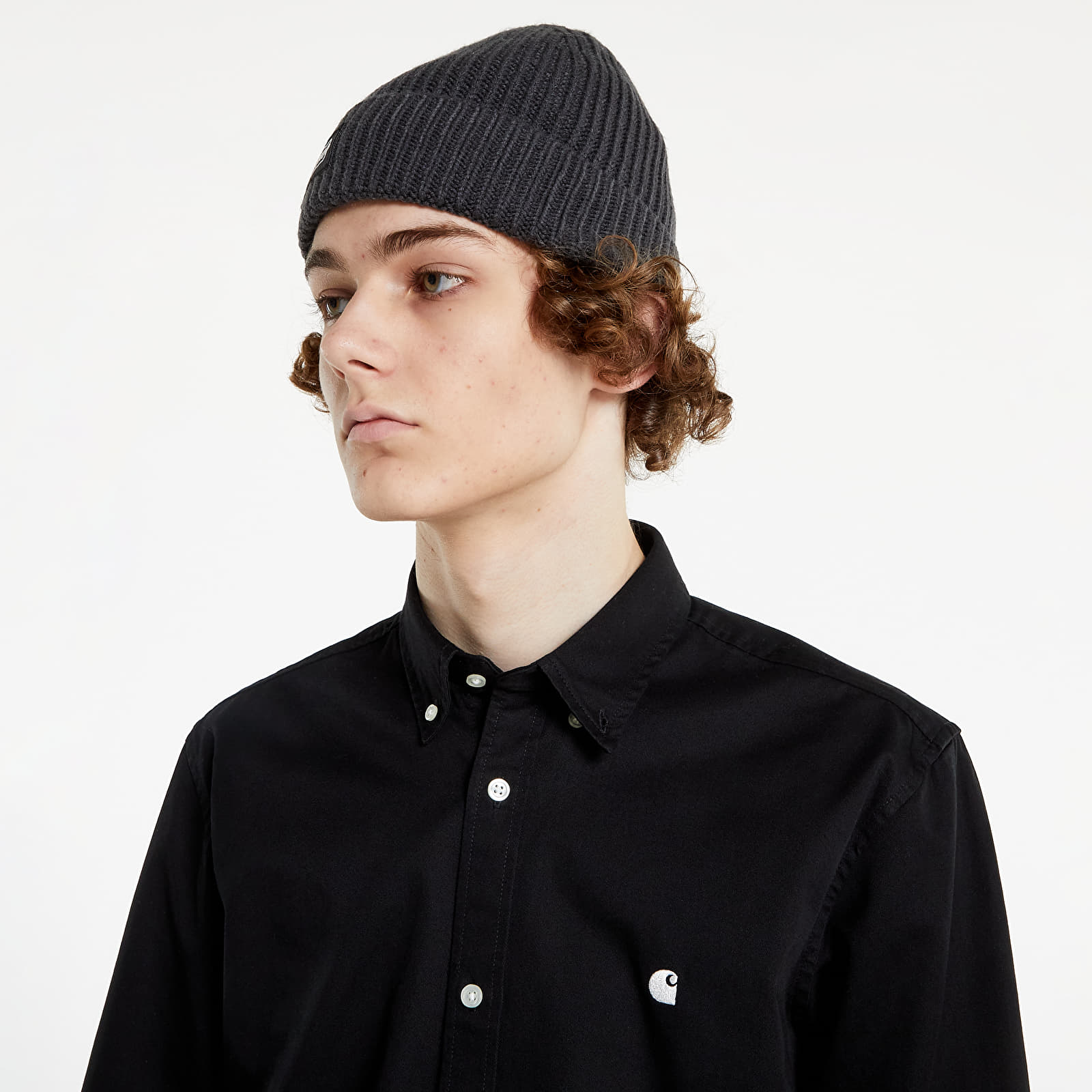 Srajce Carhartt WIP L/S Madison Shirt Black/ Wax