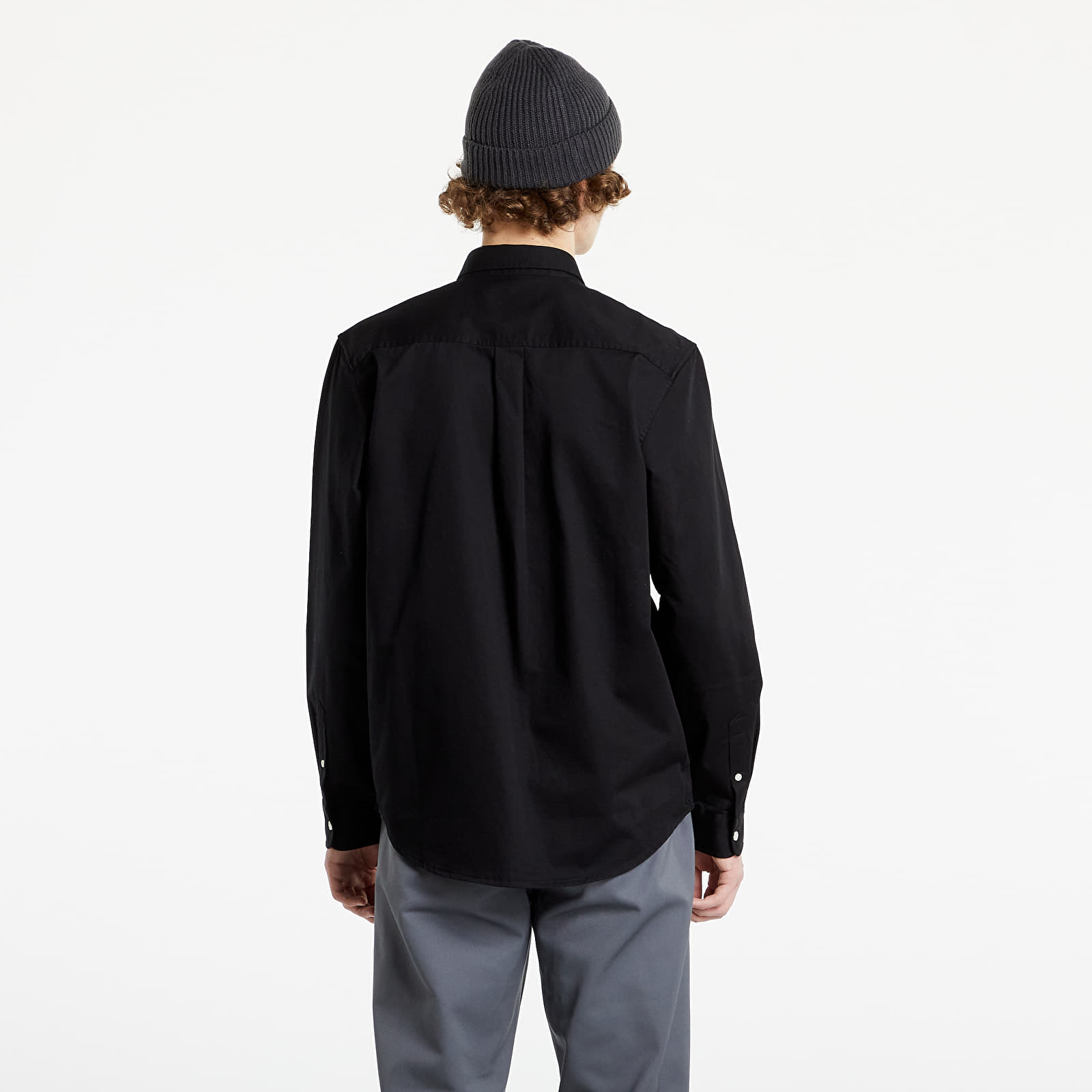 Srajce Carhartt WIP L/S Madison Shirt Black/ Wax