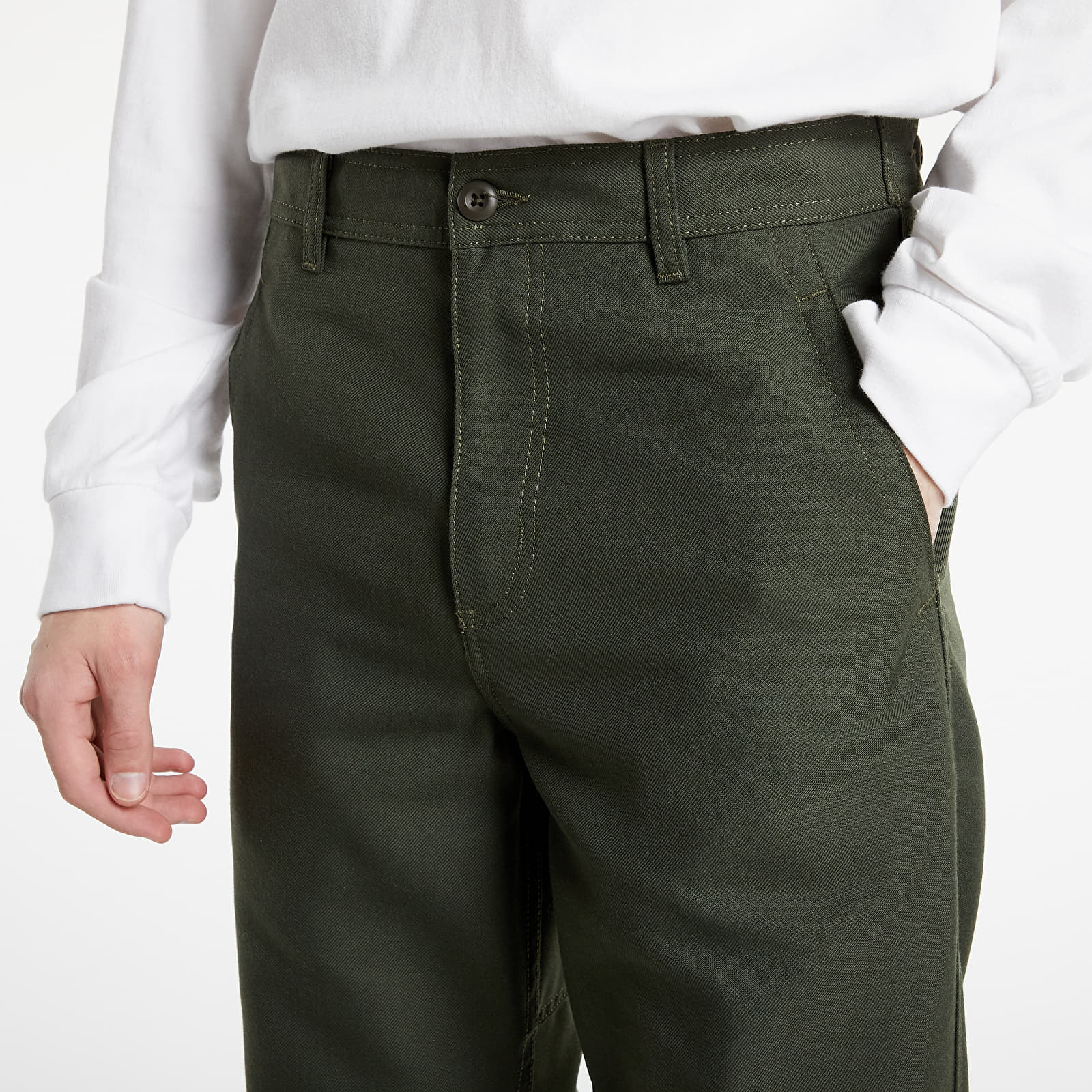 Дънки и панталони Carhartt WIP Barton Pant Cypress