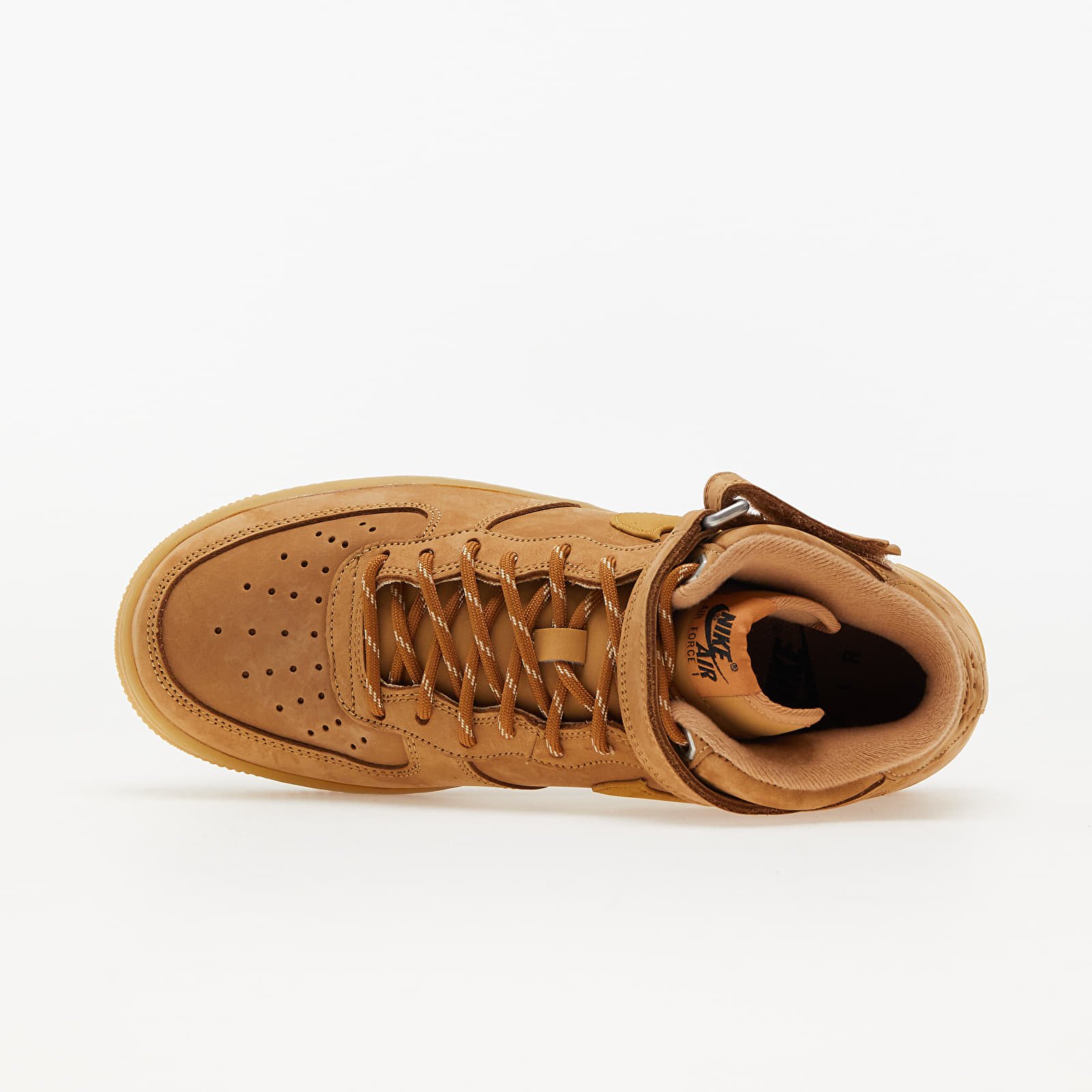 Férfi cipők Nike Air Force 1 Mid '07 Flax/ Wheat-Gum Light Brown-Black