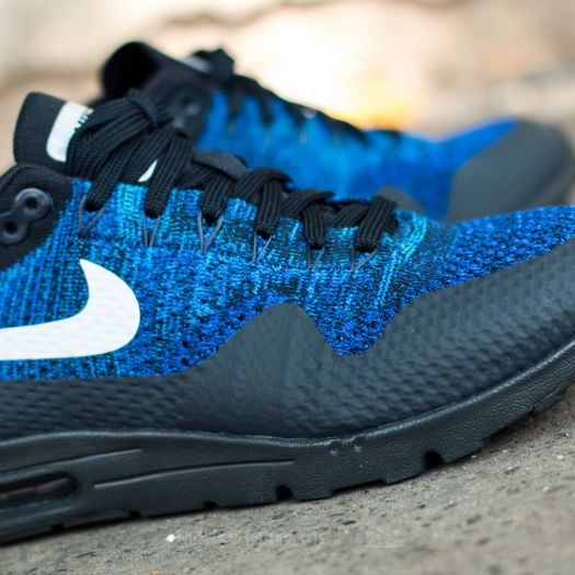Women s shoes Nike W Air Max 1 Ultra Flyknit Dark Obsidian White Racer Blue Photo Blue Footshop