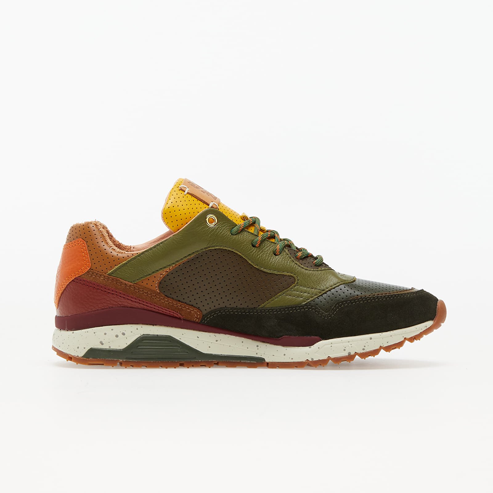 Men's shoes KangaROOS united "Cherry Maple" (Kish Kash X Sneakerqueen) Forest Green/ Saddle Brown