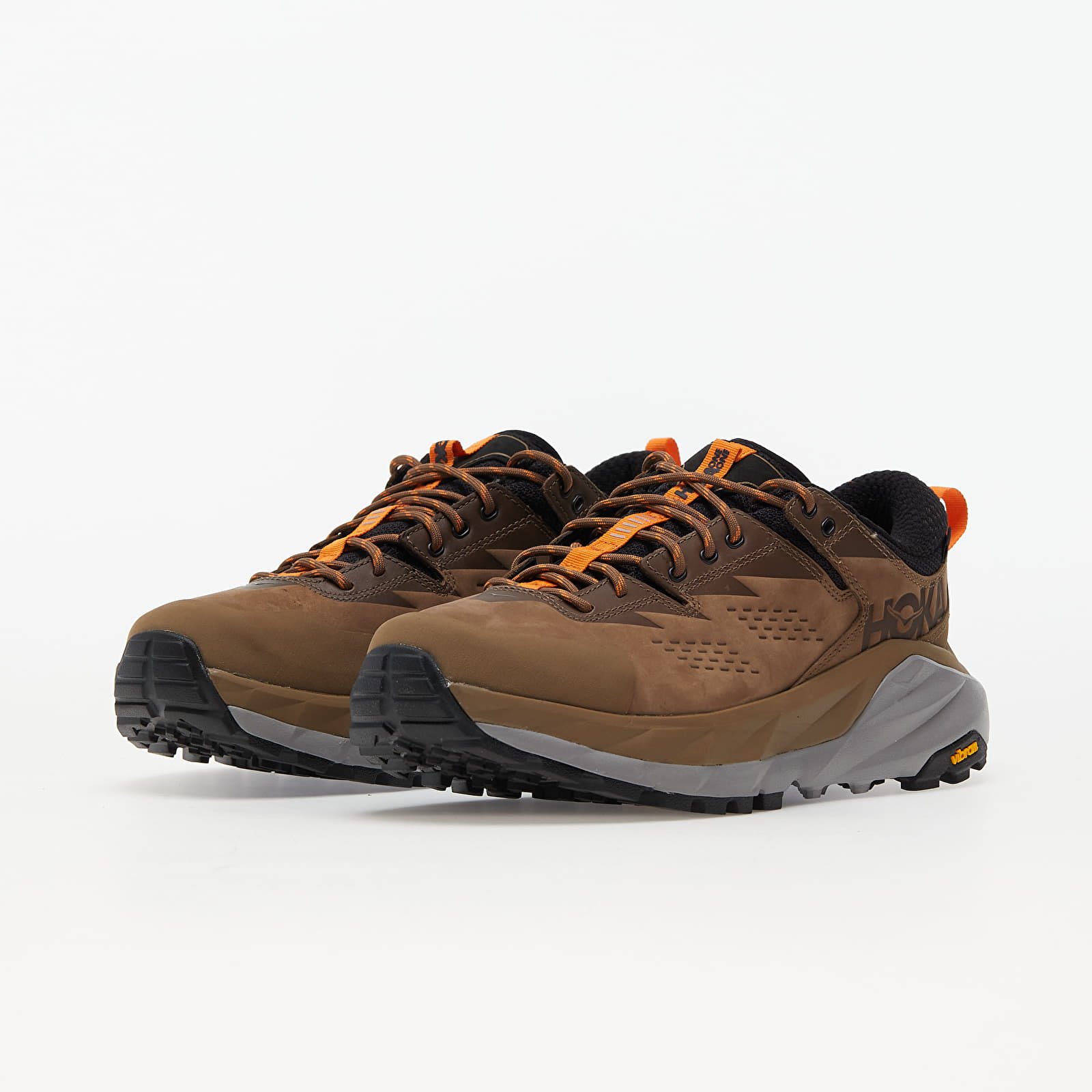 Scarpe uomo Hoka One One® M Kaha Low Gore-Tex Otter/ Persimmon Orange