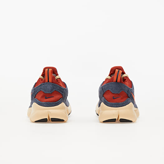 Men s shoes Nike Free Run Trail Thunder Blue Orange Cinnabar Canvas Footshop