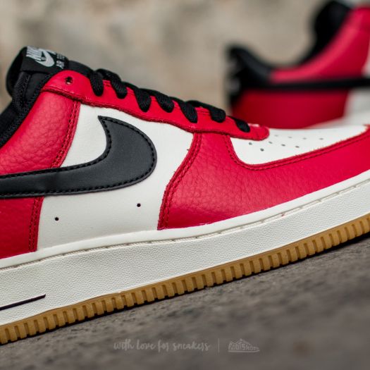 Nike air force 1 red red gum light brown top
