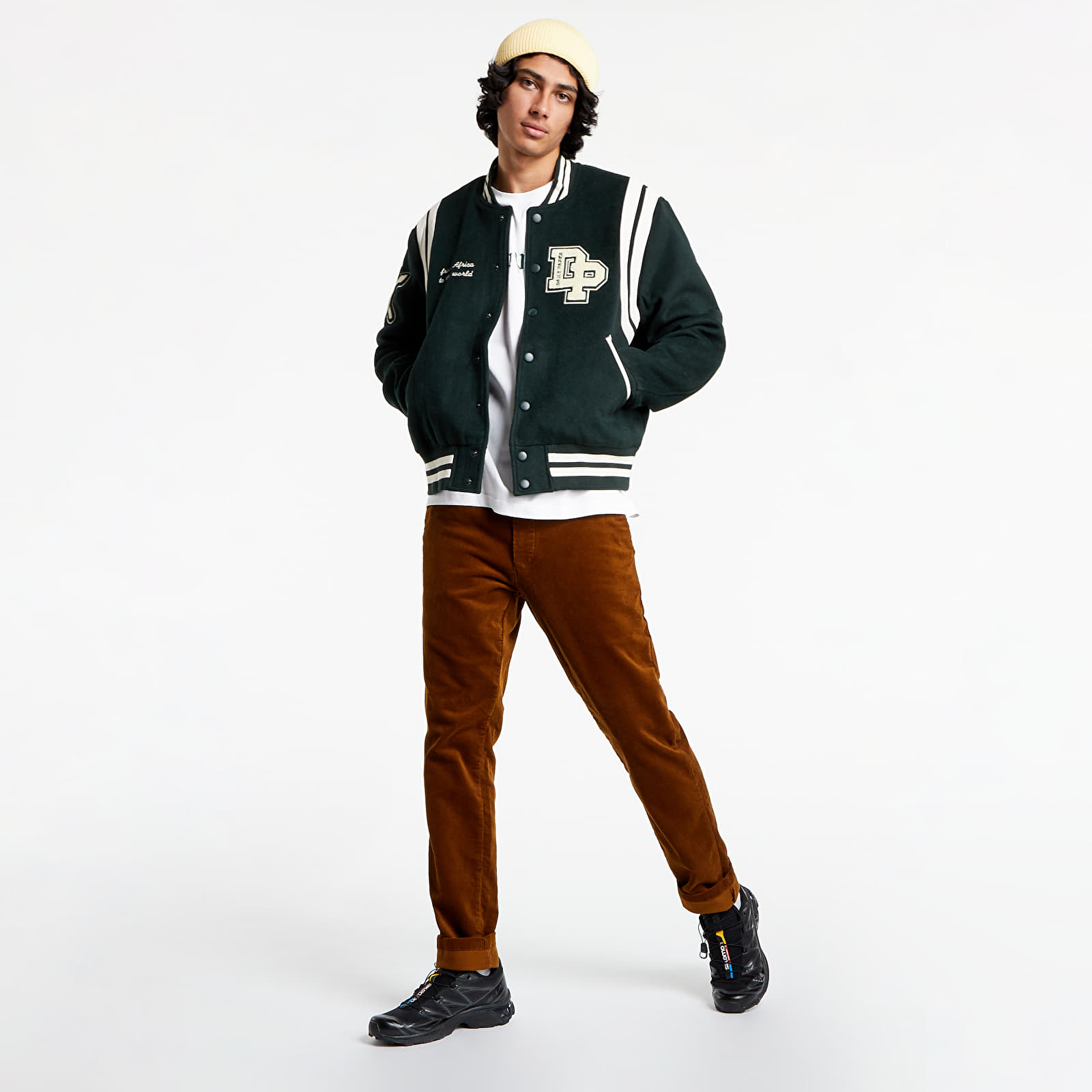 Jackets Daily Paper Hobe Varsity Jacket Mountain Green