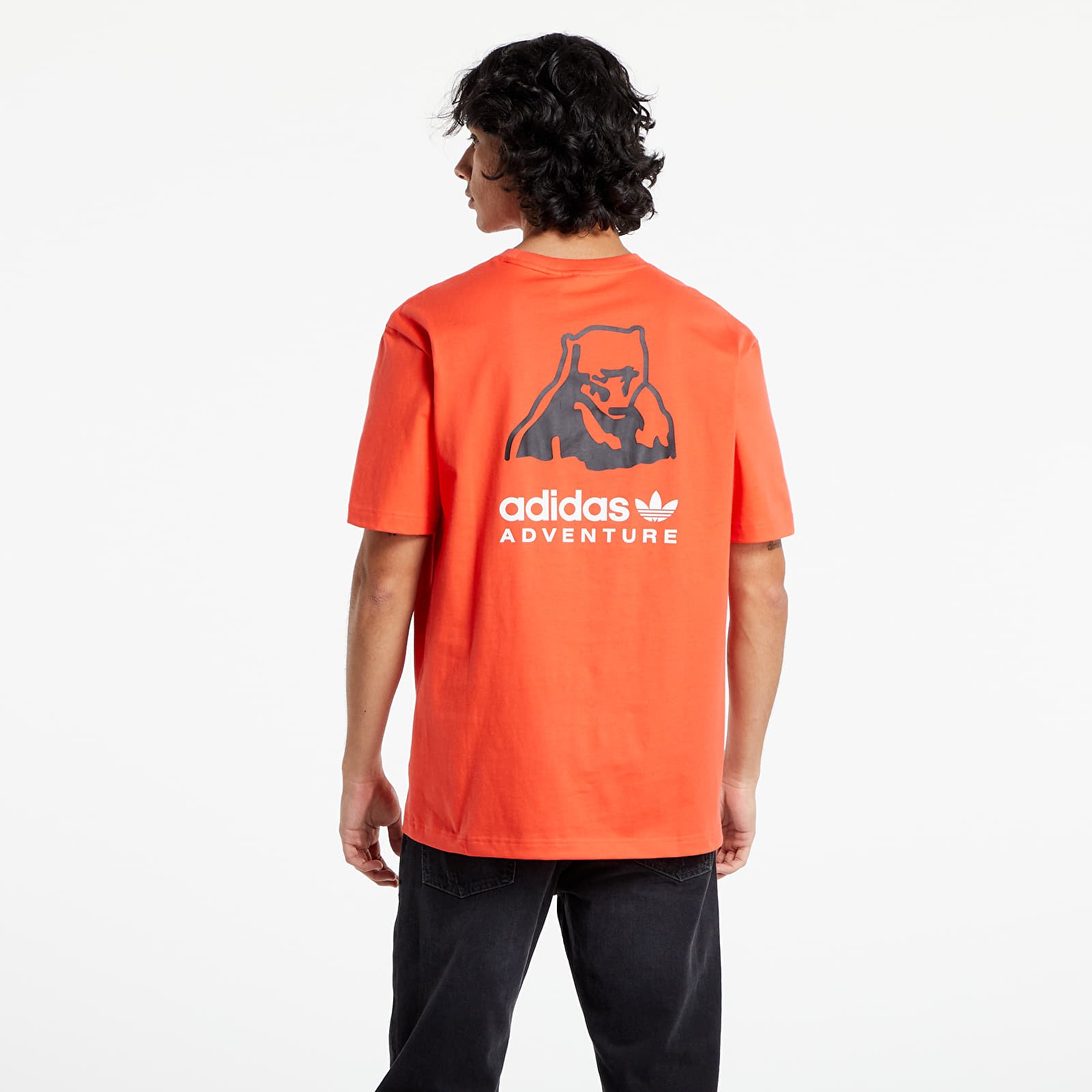 Magliette adidas Adventure Polar Bear Tee Bright Red